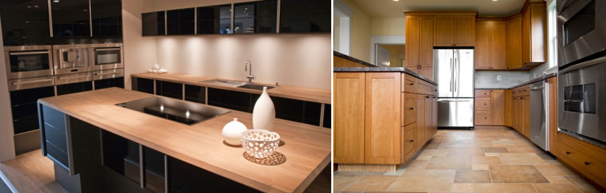 <h1> Kitchen Renovations </h1> We provide kitchen renovation services to turn your tired old kitchen into a new space.